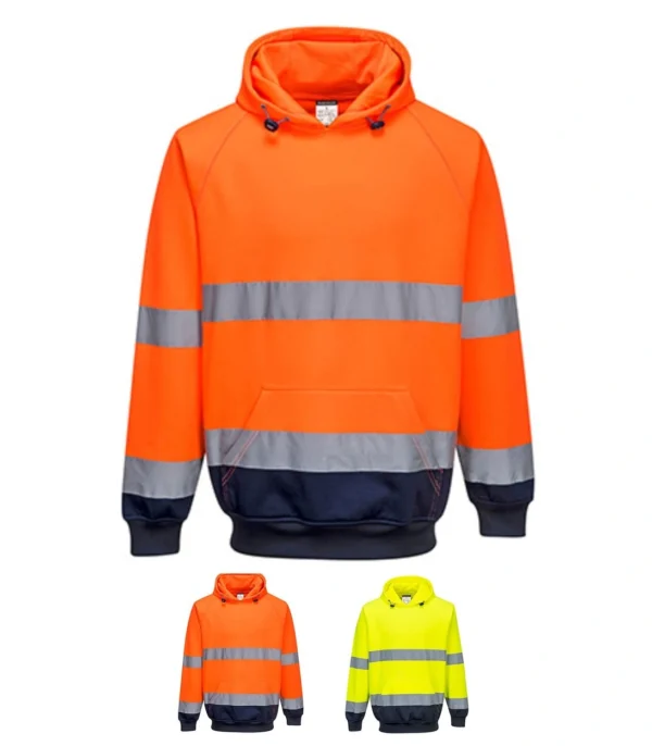 B316 Portwest Two Tone Hooded Sweatshirt